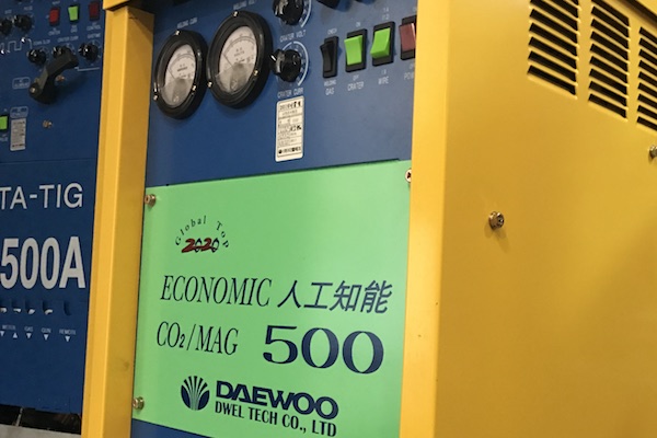 image of daewoo welding machine for rental